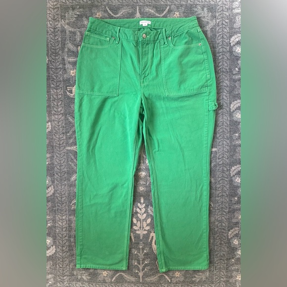 Good American Good '90s Carpenter Jeans in Summer Green - Picture 1 of 8